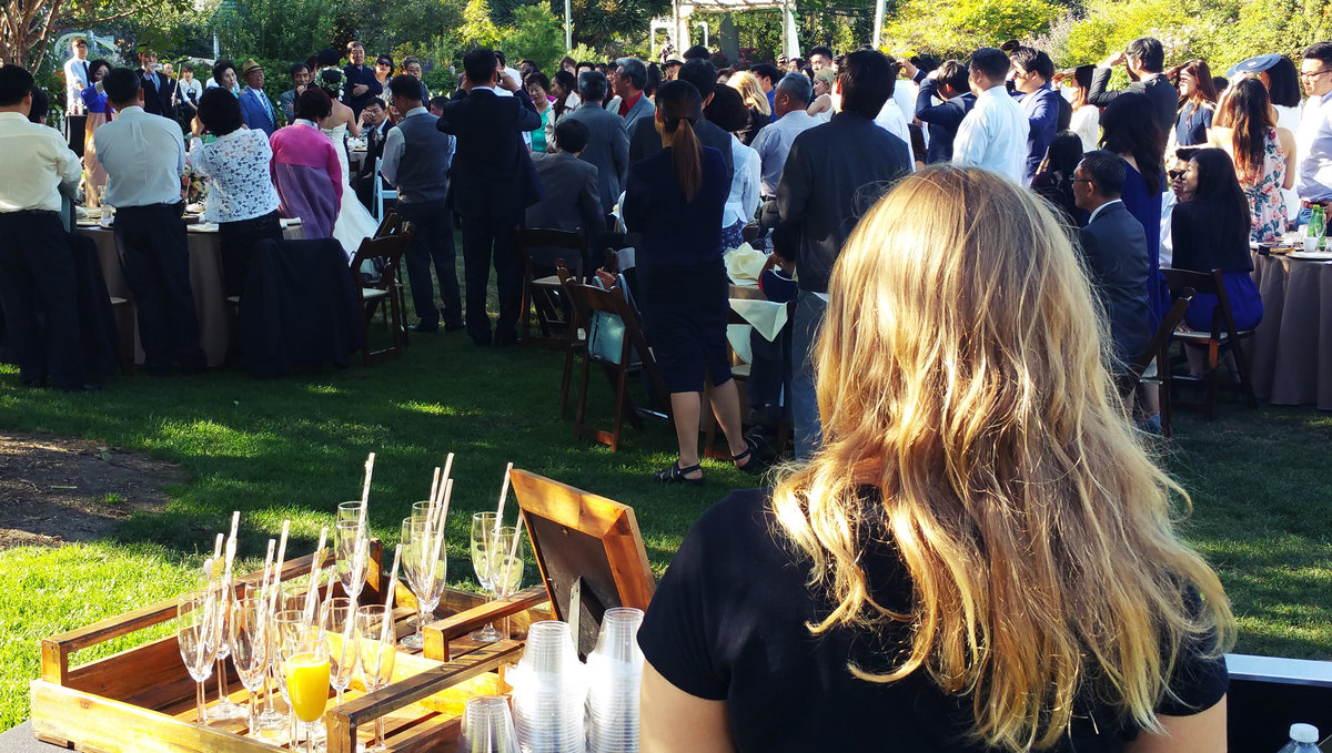 Professional bar service for hire staffed by an insured event bartender